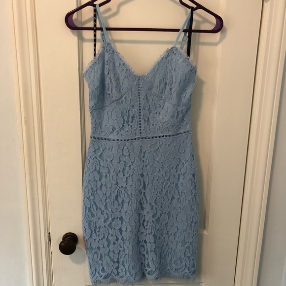 Missguided Dresses & Skirts - Lacey Blue Dress